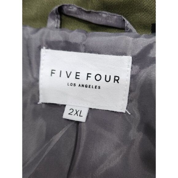 Five Four, Olive Green Men's 2XL Button Up Lightweight Jacket, NWOT - Picture 10 of 10
